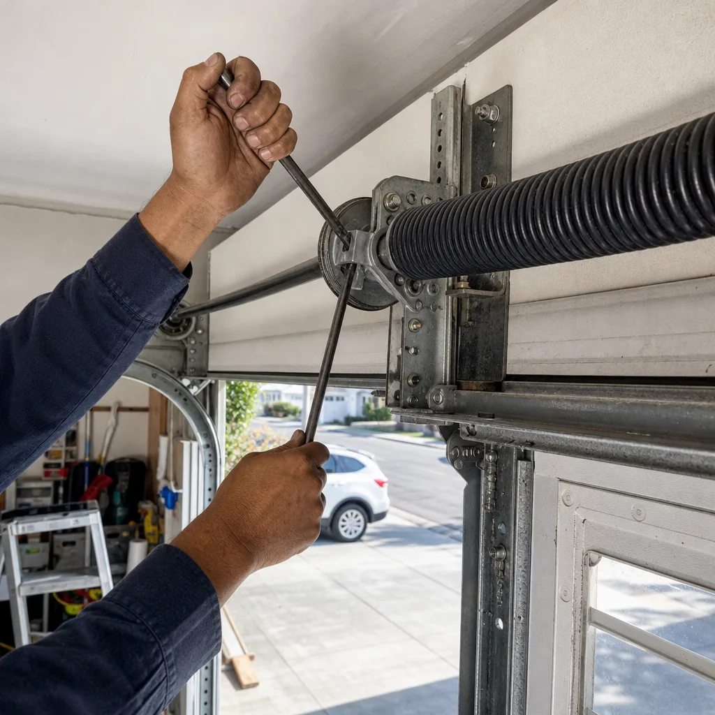Garage Door Spring Repair in Carson
